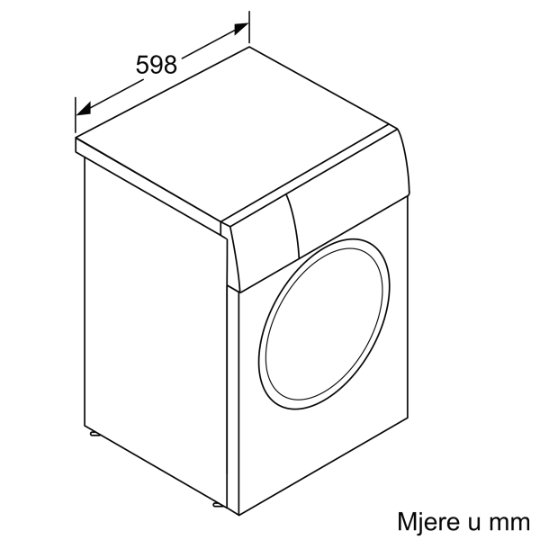 Serie 4   mašina za veš wan24293by  8 kg   maks 1200 omin  globalmtc