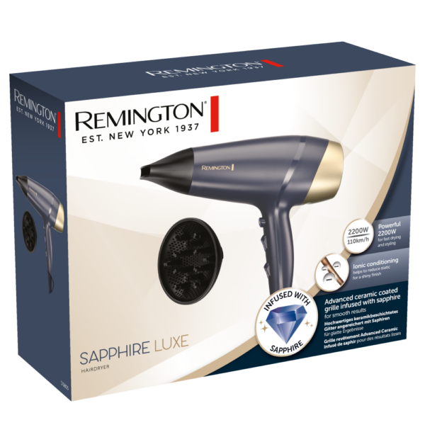 Fen za kosu remington d5805 e51 sapphire luxe  hairdryer  globalmtc