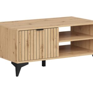 Lamea klub sto 110 cm sa ladicom od hrasta artisan