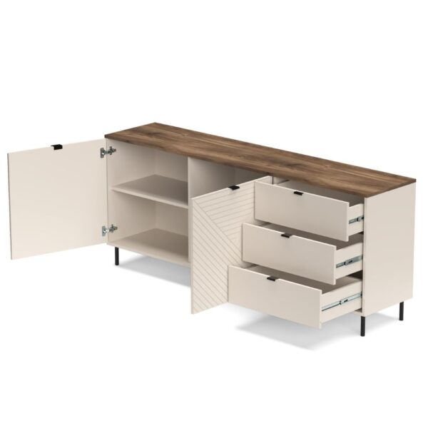Komoda evo 2 vrata tri ladice4  globalmtc